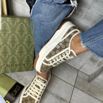 Кеды Gucci текстиль