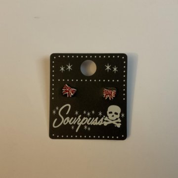 Серьги в стиле американского ретро. Банты