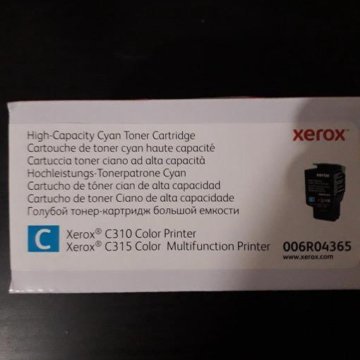 Картридж Xerox с тон. бол. емк., голубой