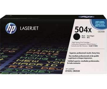 HP CE250X тонер картридж черный (дефект коробки)