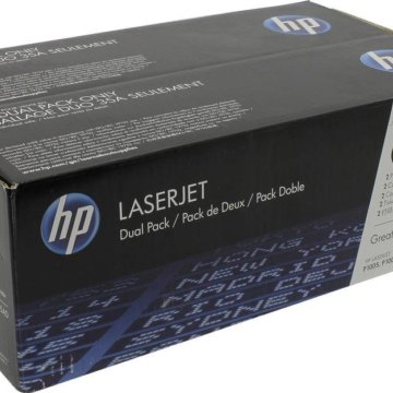 HP CB435AF картридж черный (половинка, дефект)