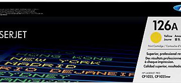 HP CE312A тонер-картридж желтый (дефект коробки)