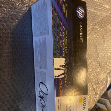 HP CF412A (410A) картридж желтый (дефект коробки)