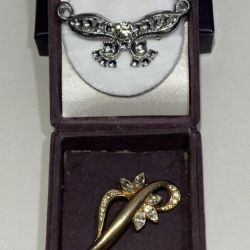 Винтажные броши.