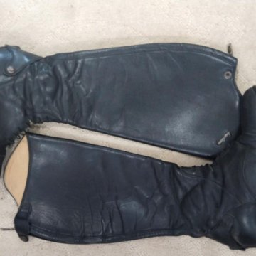 Кожаные конные сапоги