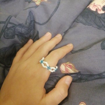 Кольцо из бисера