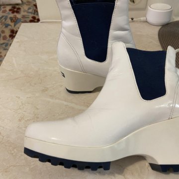 Сапоги белые rockport р 37 р 37,5