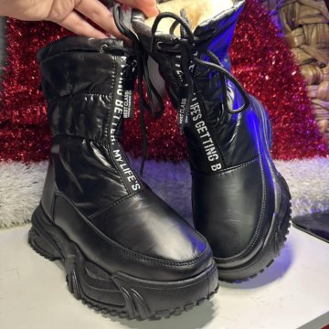 Ботинки женские новые зимние шерсть