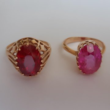 Золотые кольца СССР 583 проба, звезда