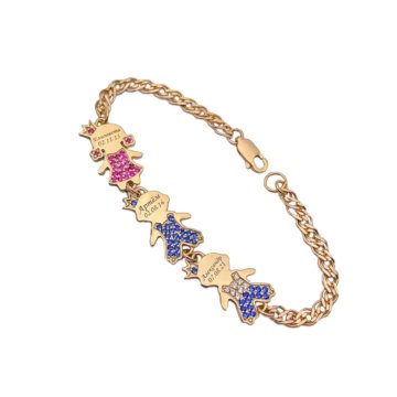 Браслет с 3 малышами