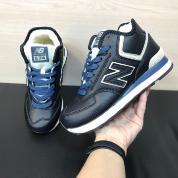 Кроссовки New Balance 574 женские высокие зимние