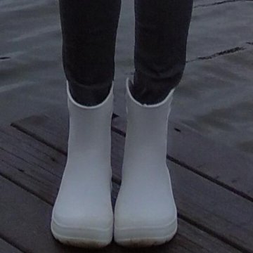 Сапоги резиновые белые, р. 40
