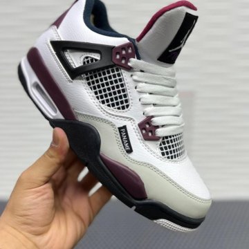 Кроссовки Зимние Nike Air Jordan 4 White (37-41)