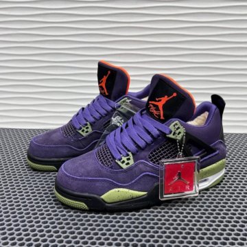 Кроссовки Зимние Nike Air Jordan 4 Violet (37-41)