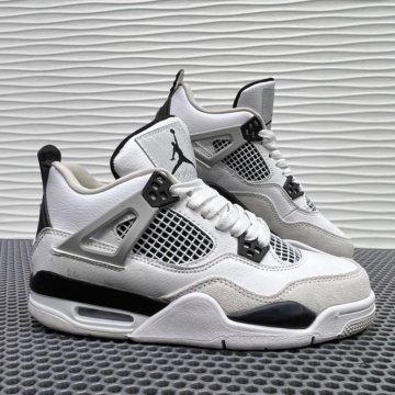 Кроссовки Зимние Nike Air Jordan 4 White (37-41)
