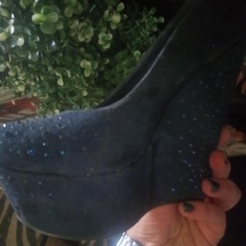 Женские туфли замша