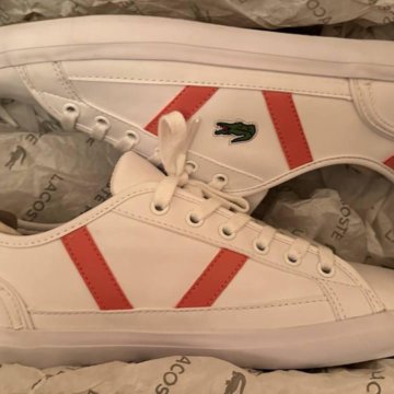 Кеды Lacoste Sideline white/pink