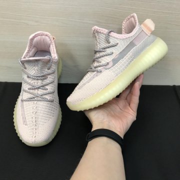 Кроссовки Adidas Yeezy boost 350 розовые женские