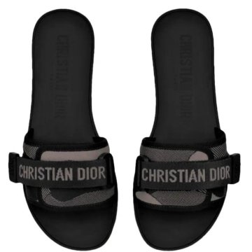 Dior, стильные шлёпки, сабо
