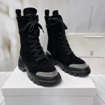 ЛЮКС. Зимние женские ботинки Brunello Cucinelli