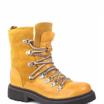 Ботинки новые francesco donni 40 женские желтые