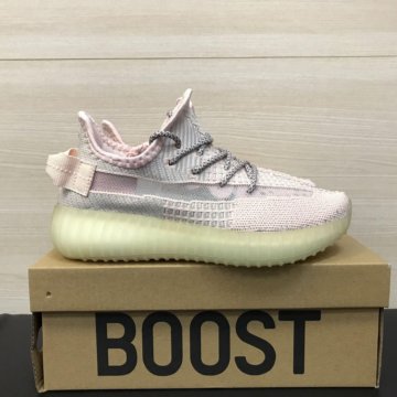 Кроссовки Adidas Yeezy boost 350 розовые женские