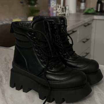 Ботинки женские зимние новые кожа