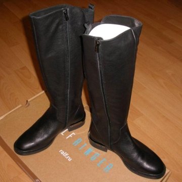 Сапоги женские Leticia чёрные, натуральная кожа