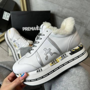 Натуральные кроссовки Premiata зимние