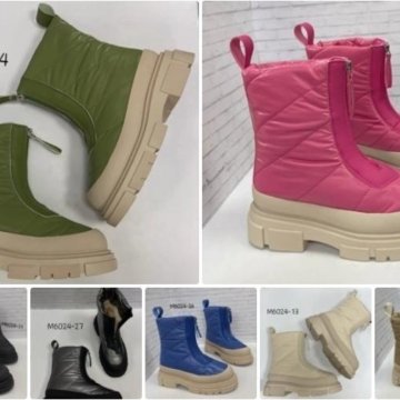 ЛЮКС. Ботинки Дутики зимние женские