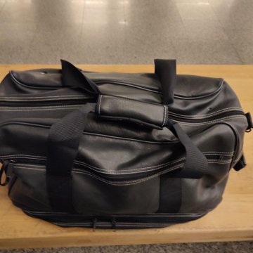 Кожаная дорожная большая сумка