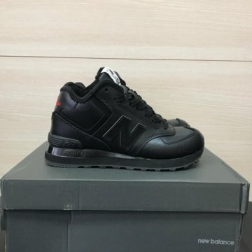 Кроссовки New Balance 574 женские зимние черные