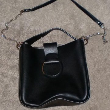 Женская кожаная сумочка Zara из кожи, Б/У