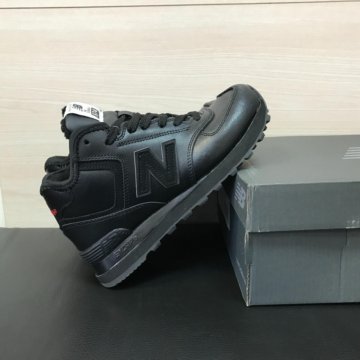 Кроссовки New Balance 574 женские зимние черные