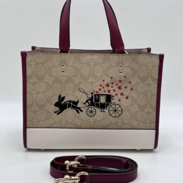 Сумка COACH кожаная