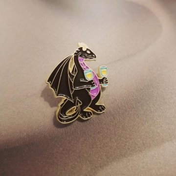 Брошь-значок 