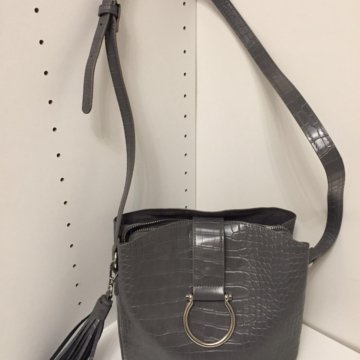 Сумка новая серая MOHITO