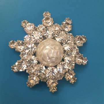 Брошь снежинка Sunlight