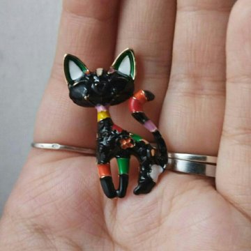 Брошь КОШКА