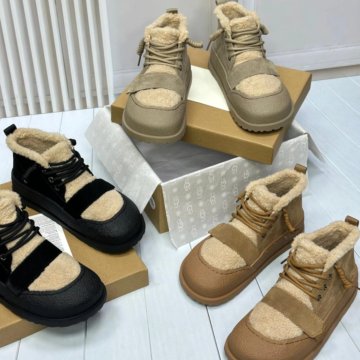 Натуральные зимние ботинки