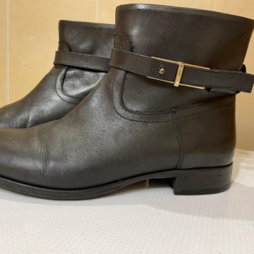 Ботинки кожаные Massimo Dutti