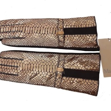 Перчатки кожаные Max Mara р 7,5 Оригинал