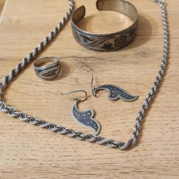 Набор серебряный Кубачи