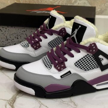 Кроссовки Зимние Nike Air Jordan 4 Paris (36-41)