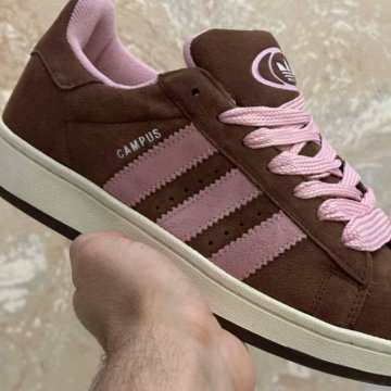 Кроссовки Зимние Adidas Campus Pink (36-41)