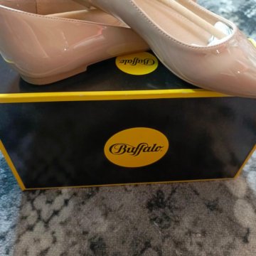 Туфли лодочки лаковые экокожа рм37 Buffalo