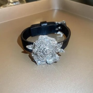 Браслет стразы роза