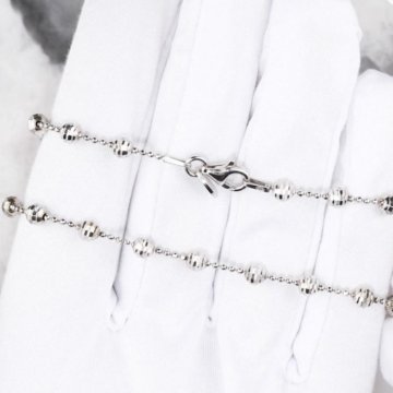 Цепь серебро 50 см 925 проба