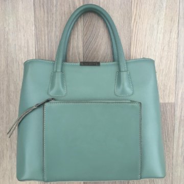 Большая сумка бирюзовая GALANTY экокожа