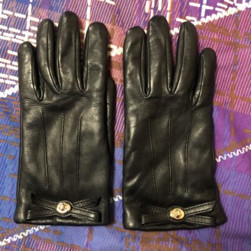 Перчатки женские кожаные 7